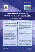 International Journals of Transparency and Accountability in Governance Vol.1 2015