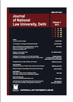 Journal of National Law University Vol.1 2013