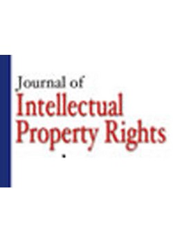 Journal of Intellectual Property Rights
