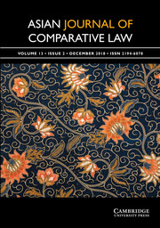 Asian Journal of Comparative Law (AsJCL)