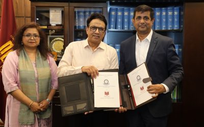 MoU signed between NLU Delhi & Dharmashastra National Law University (DNLU), Jabalpur (June 18, 2024)