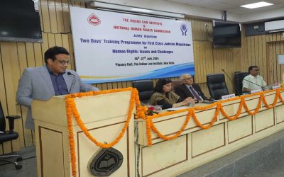 Prof. G.S. Bajpai delivered Valedictory Address in ‘Two Days Training Programme for First Class Judicial Magistrates on Human Rights : Issues and Challenges’ at Indian Law Institute on 27th July 2024