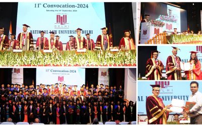 National Law University Delhi celebrated its 11th Convocation, a day filled with pride, achievement, and inspiration (14th September 2024)