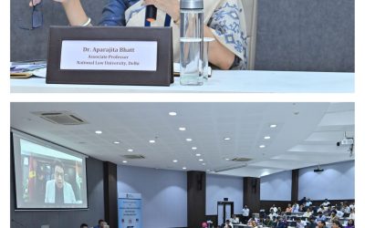 A two-day National Conference on “Challenges Posed by Artificial Intelligence” was organized by the Ministry of Home Affairs in collaboration with the National Forensic Sciences University (NFSU), Gandhinagar and National Law University, Delhi on 17th to 18th October, 2024.