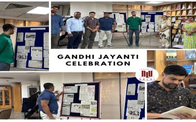 Celebration of Gandhi Jayanti Week under the aegis of IQAC at National Law University Delhi campus during 30th Sept. to 3rd Oct. 2024