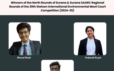 NLUD Team Shines as Winners of North Rounds in Surana & Surana SAARC Regional Competition (10th-12th January, 2025)