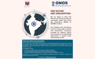 One Nation One Subscription (ONOS)