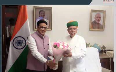 Meeting with Sh. Arjun Ram Meghwal, Hon’ble Minister of Law & Justice, Govt. of India on 3rd April, 2025