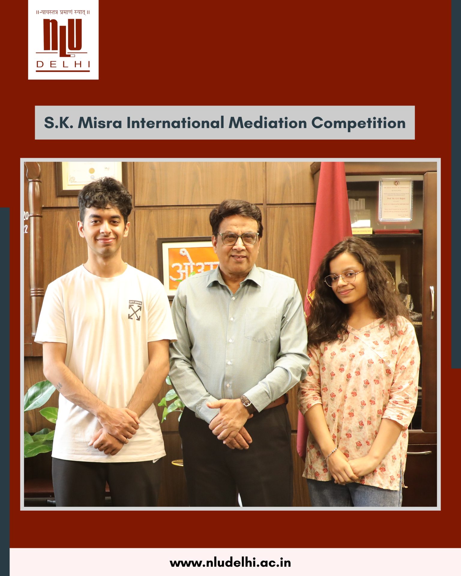 We are delighted to announce that the team representing NLU Delhi (Date: 15 April, 2025)