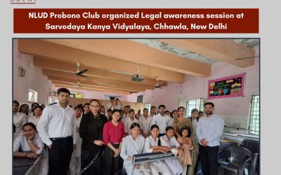 NLUD, Pro Bono Club organised a Legal Awareness Camp (26th April, 2025)