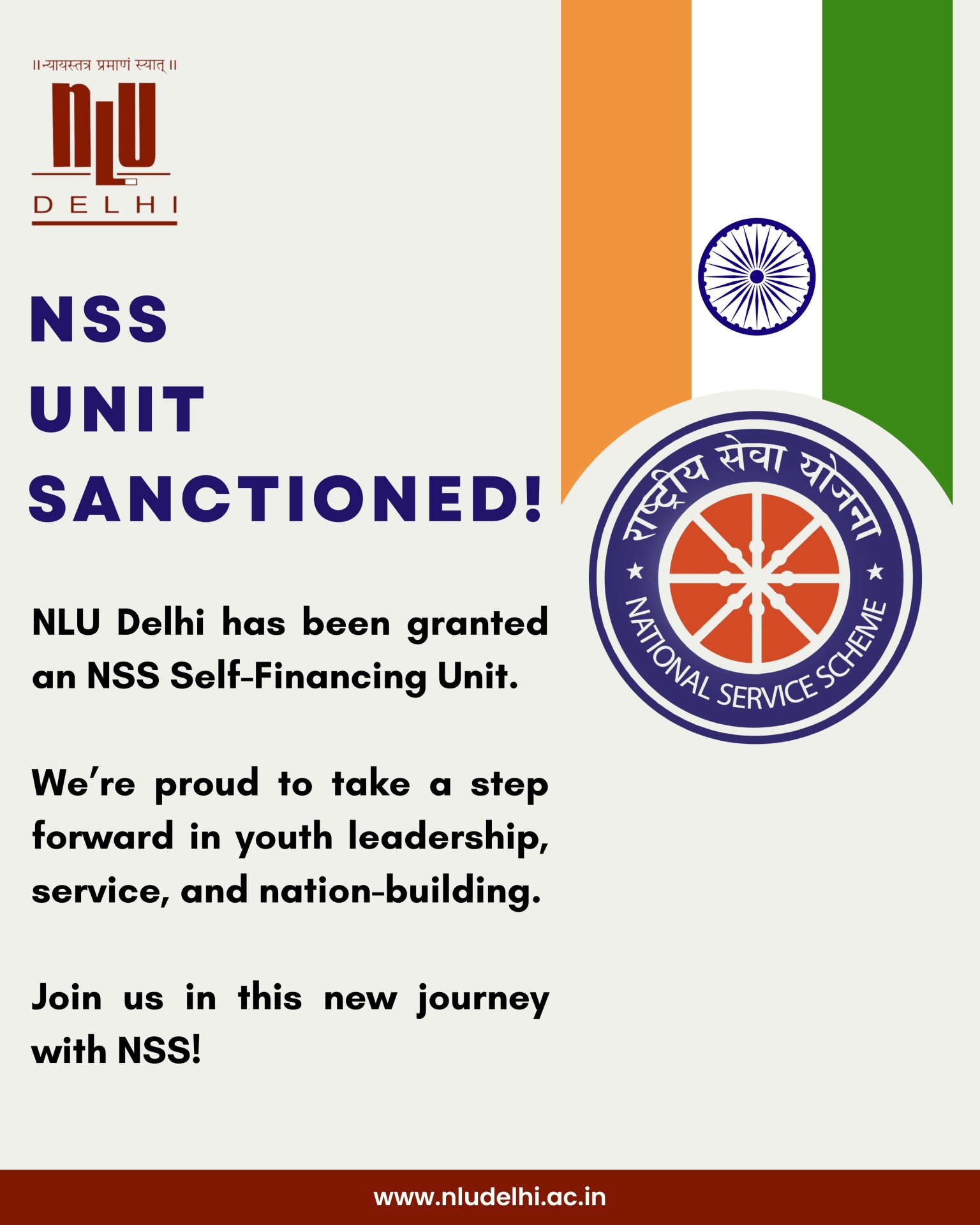NSS Unit @ NLUD