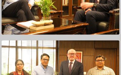 Prof. Paul McConnell Visits NLU Delhi on 2nd April 2025