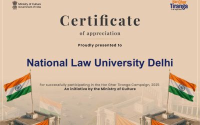 Certificate of appreciation for ‘Har Ghar Tiranga’ Campaign (20th August, 2025)