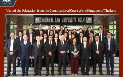 NLUD was privileged to host a delegation from the Constitutional Court of the Kingdom of Thailand (7th August, 2025)