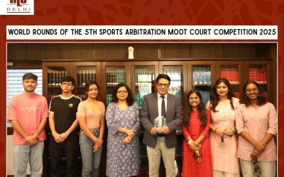 NLU Delhi Team Reaches Quarter-Finals at 5th Sports Arbitration Moot Court 2025 in Madrid