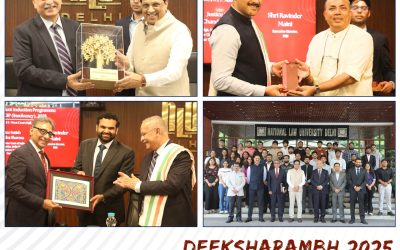 National Law University Delhi successfully organised Deeksharambh (23rd August, 2025)