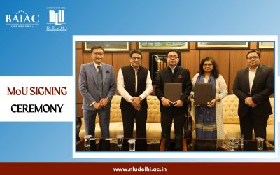 MoU signed between NLU Delhi and Beihai Asia International Arbitration Centre, Singapore (18th September, 2025)