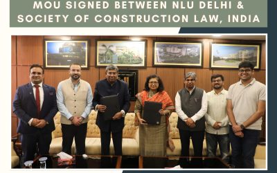 MoU signed between National Law University Delhi and Society of Construction Law, India (16th September, 2025)