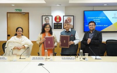 NITI Aayog and National Law University Delhi have signed a Statement of Intent (26th September, 2025)