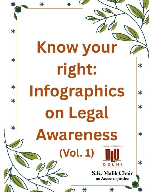 Know Your Rights – Infographics on Legal Awareness in India  Vol. 1