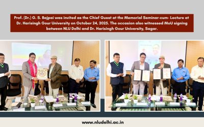 Memorial Seminar-cum- Lecture at Dr. Harisingh Gour University (October 24, 2025)