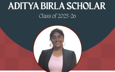 Aditya Birla Scholar for the Class of 2025–26 (26th November, 2025)