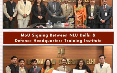 MoU signed between NLUD and Defence Headquarters Training Institute (DHTI) – 4th December, 2025