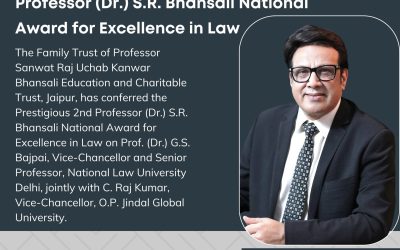 Professor (Dr.) S.R. Bhansali National Award for Excellence in Law