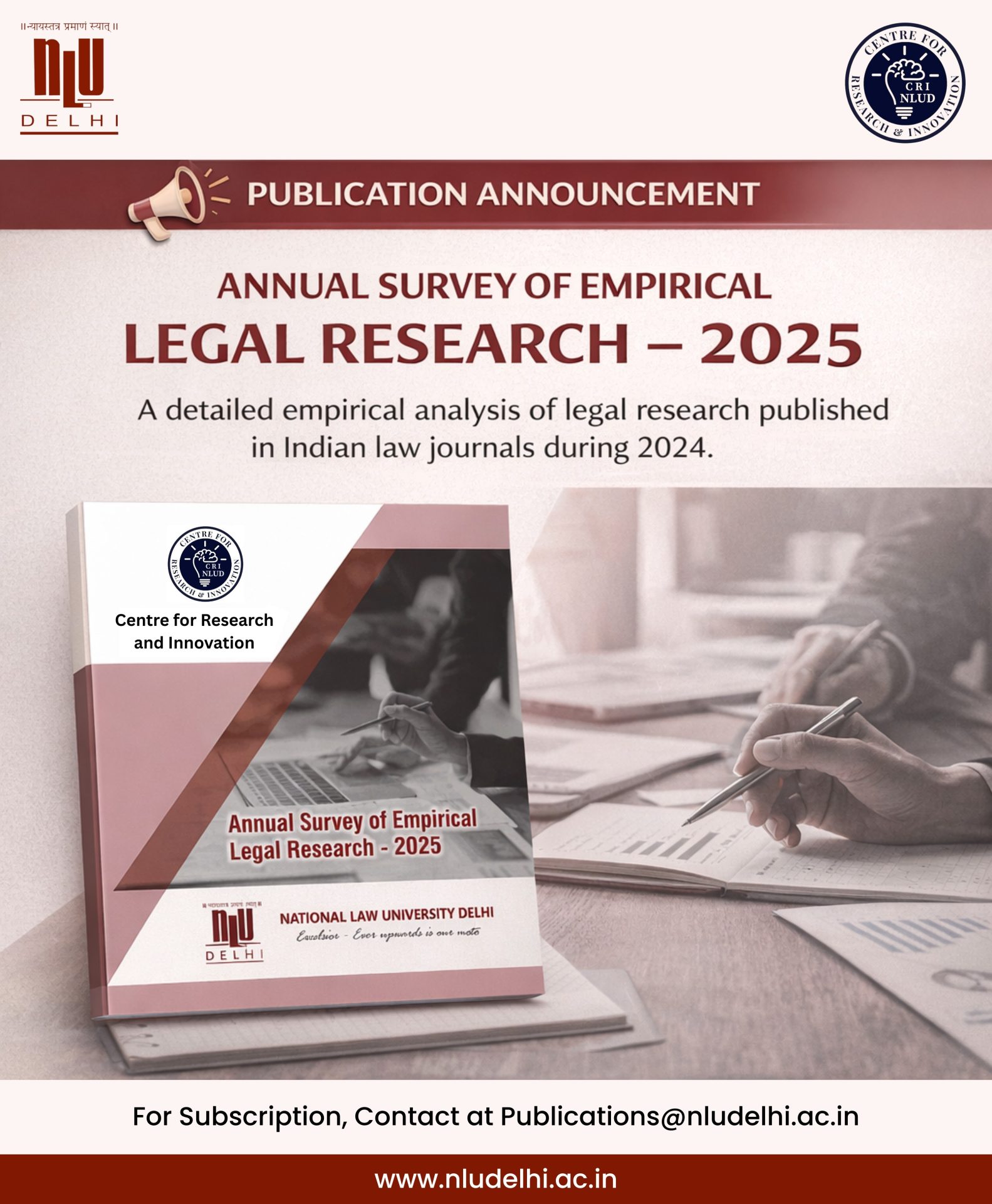 Annual Survey of Empirical Legal Research 2025