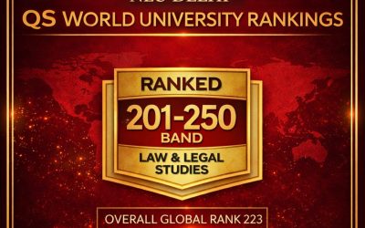 NLU Delhi breaks into QS World Rankings with a top-tier entry (27th March, 2026)
