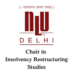 NLU Delhi chair in insolvency restructuring studies