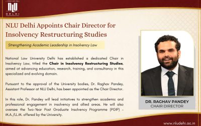 Appointment of Chair Director for Insolvency Restructuring Studies (2nd April, 2026)