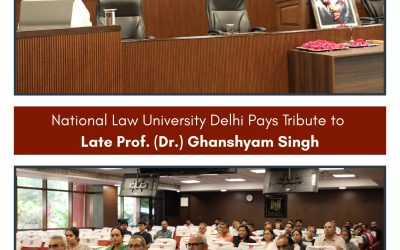 Tribute to Late Prof. (Dr.) Ghanshyam Singh (1st April, 2026)
