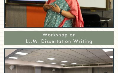 Workshop on LL.M. Dissertation Writing (18th April, 2026)