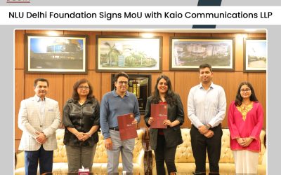 MoU sign NLU Delhi Foundation between Kaio Communications LLP (19th February, 2026)