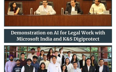 Demonstration on AI for Legal Work with Microsoft India and K&S Digiprotect (22nd April, 2026)
