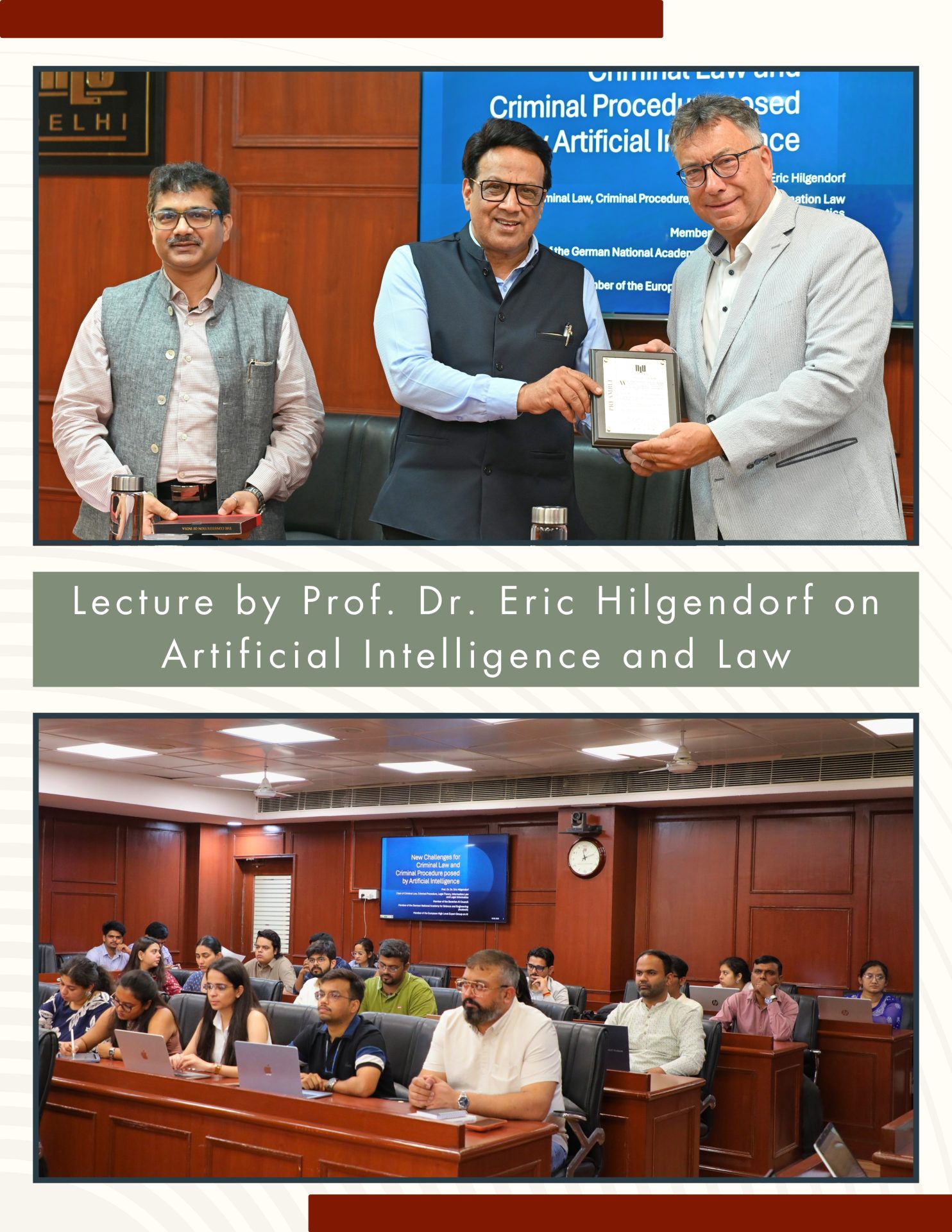 Special Academic Session on “Criminal Law and Artificial Intelligence” (18th May, 2026)