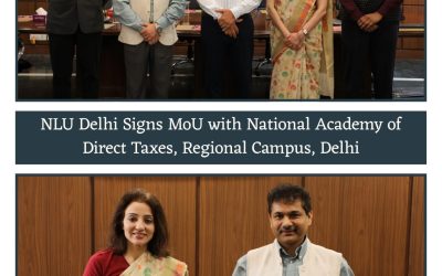 MoU signed between NLU Delhi and National Academy of Direct Taxes (Delhi campus) (25th May, 2026)
