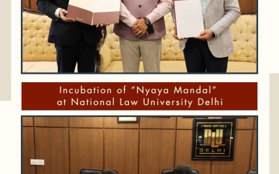 Incubation of “Nyaya Mandal” at National Law University Delhi (23rd April, 2026)