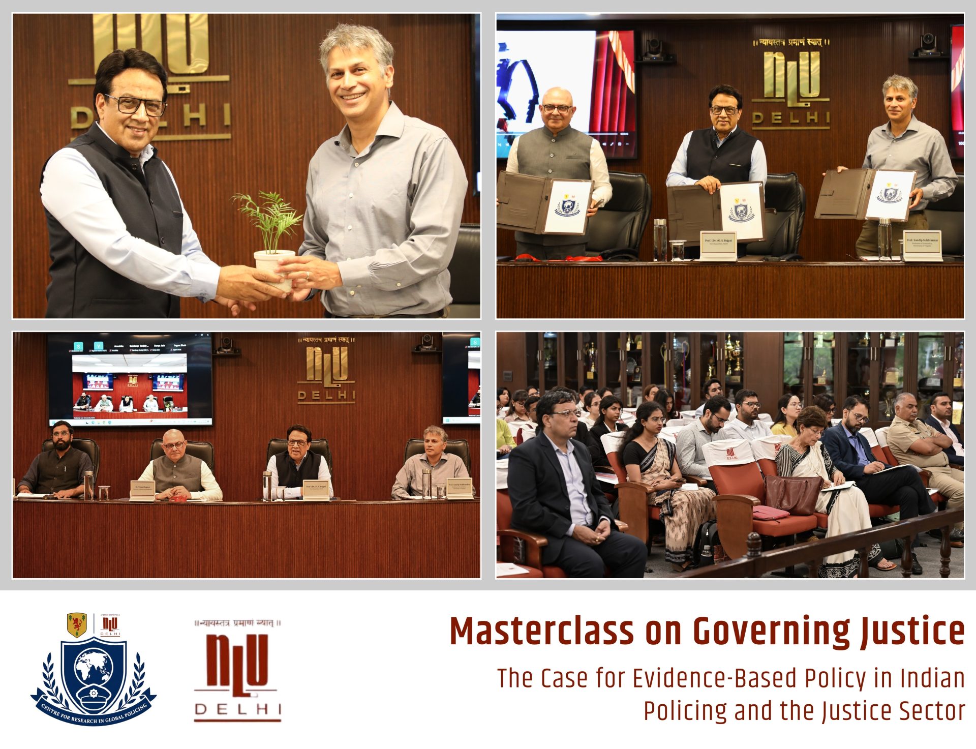 Masterclass by Prof. Sandip Sukhtankar on “Governing Justice (30th June, 2026) Masterclass by Prof. Sandip Sukhtankar on “Governing Justice (30th June, 2026)