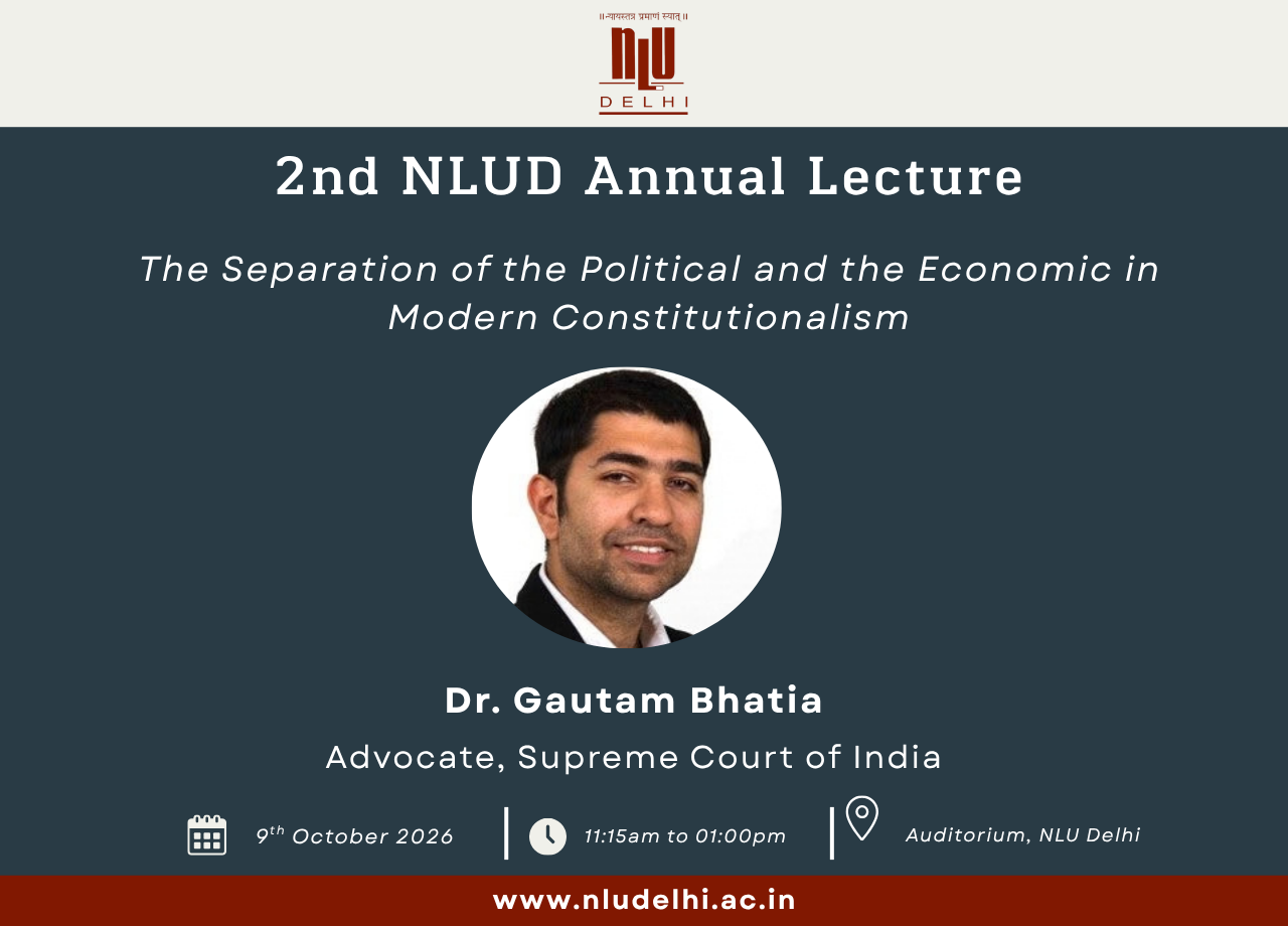 2nd NLUD Annual Lecture